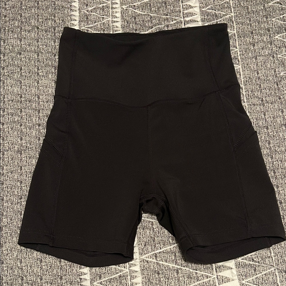 Sleek Steel Gray Bike Shorts for Women